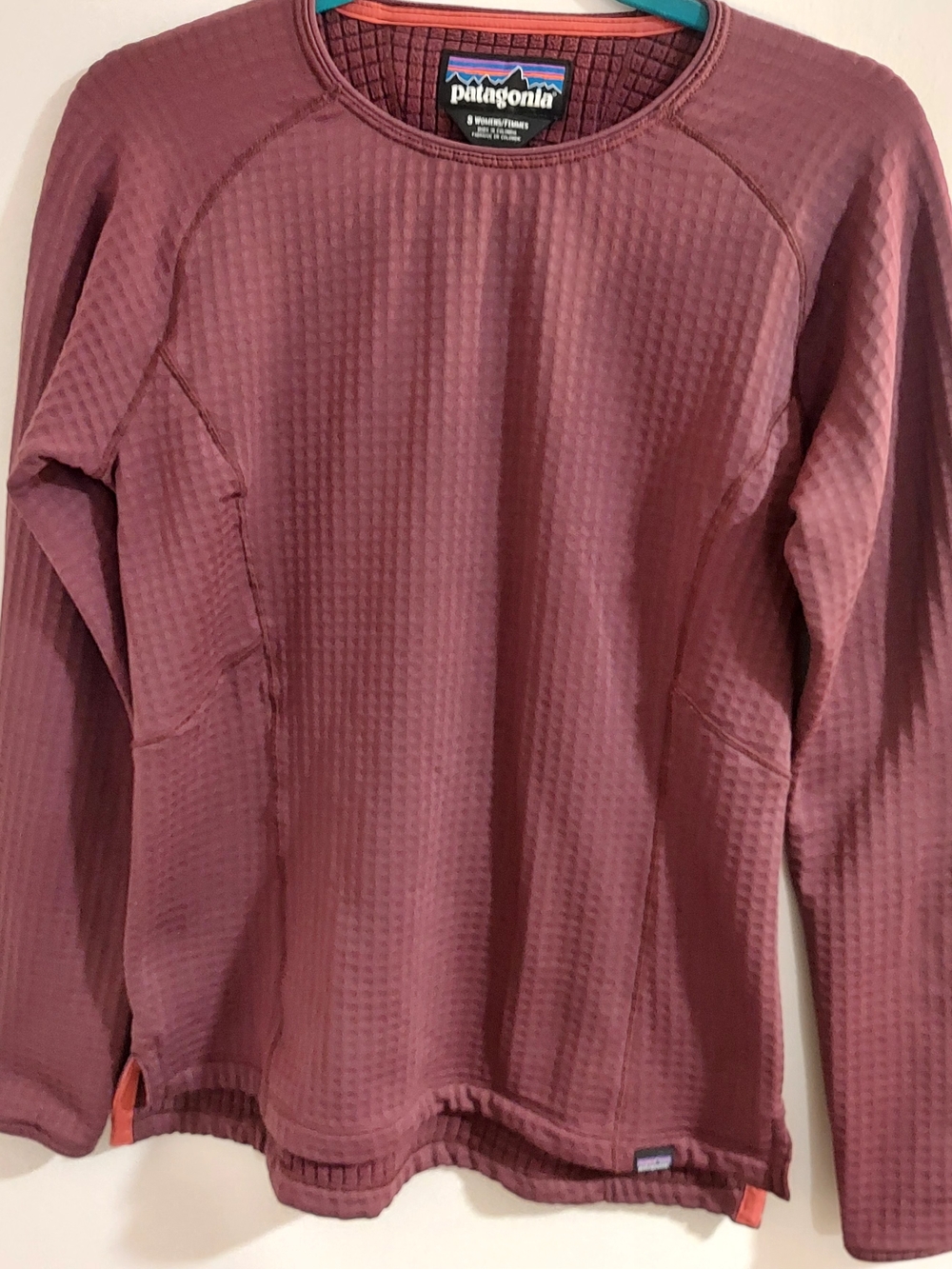 Patagonia R1 Air Crew Women'Small Waffle-Knit Pullover Size Small